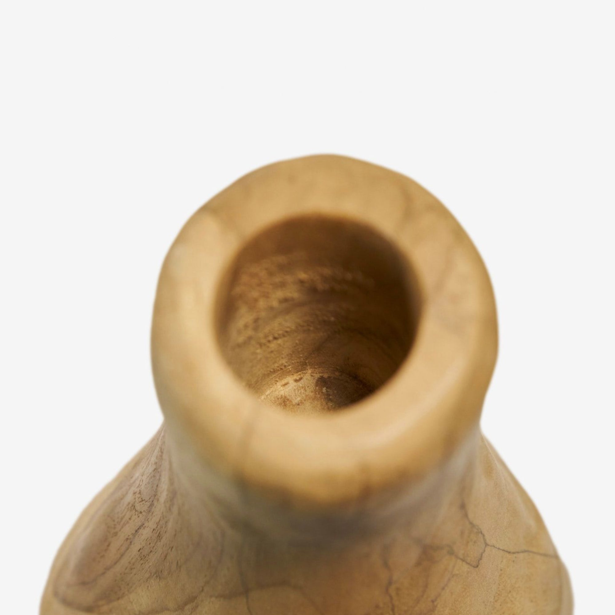 Teak Vase Large Woodware - Natural Detail Photo