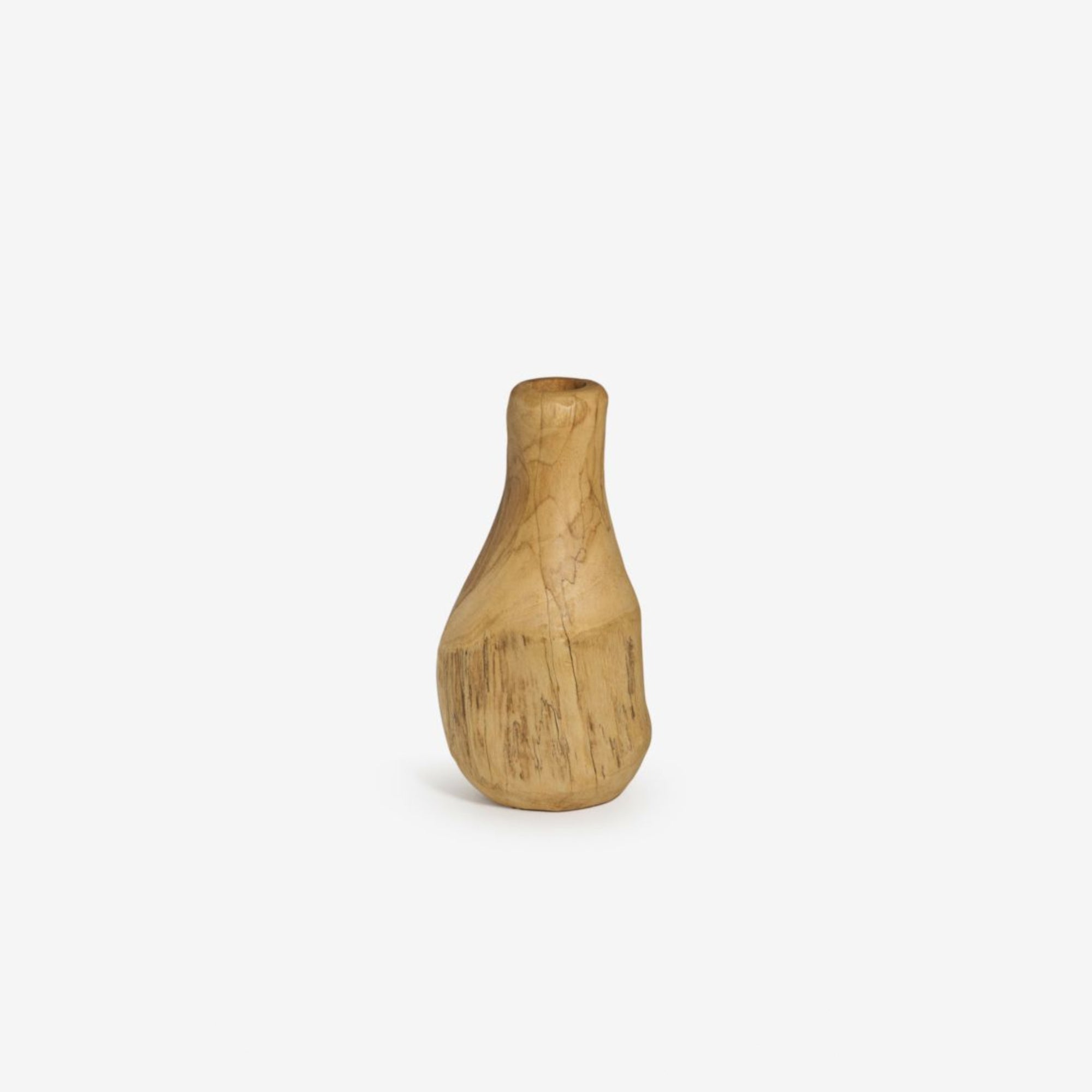 Teak Vase Small Woodware - Natural
