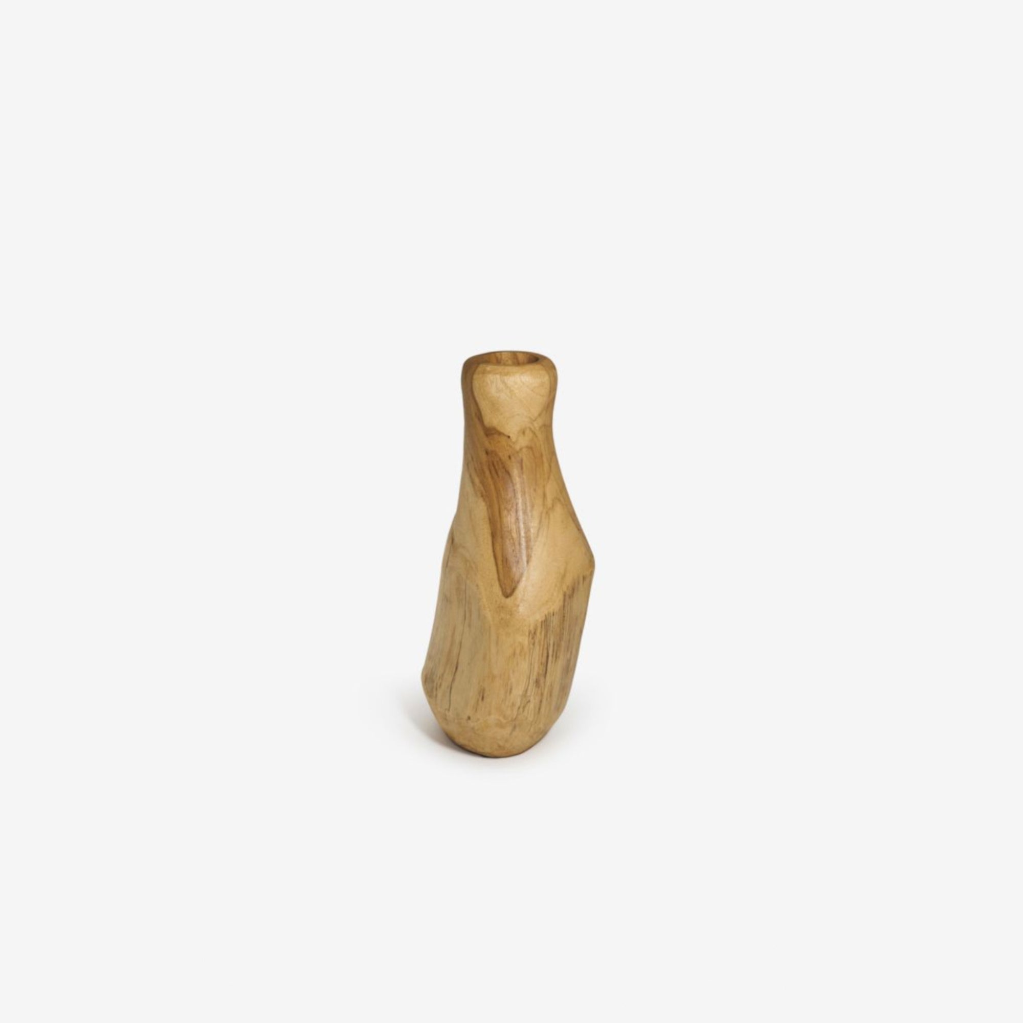 Teak Vase Small Woodware - Natural