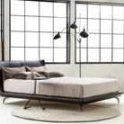 Verona Leather Bed King Lifestyle Photo