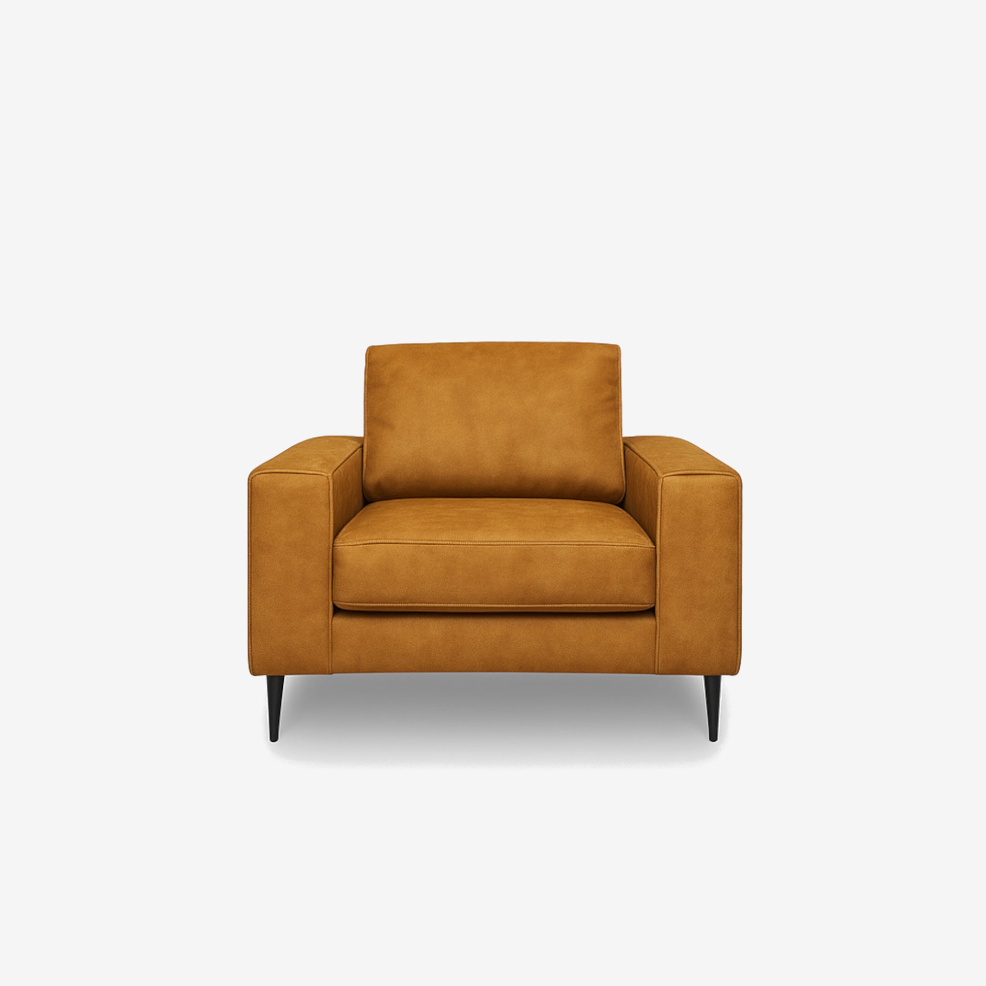 Reilly Leather Armchair - Kansas Cognac