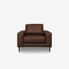 Reilly Leather Armchair - Natural Brown