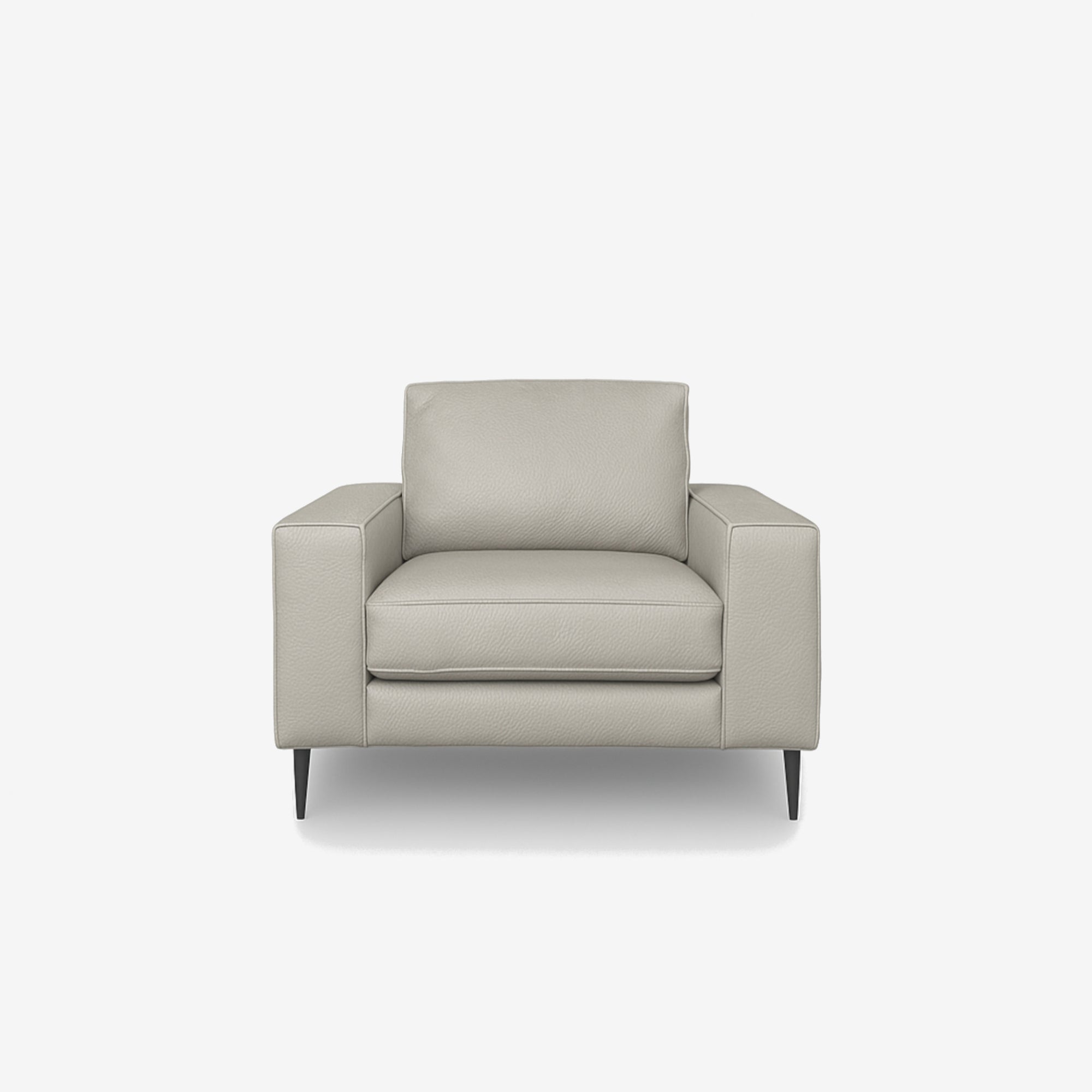 Reilly Leather Armchair - Rio Light Taupe
