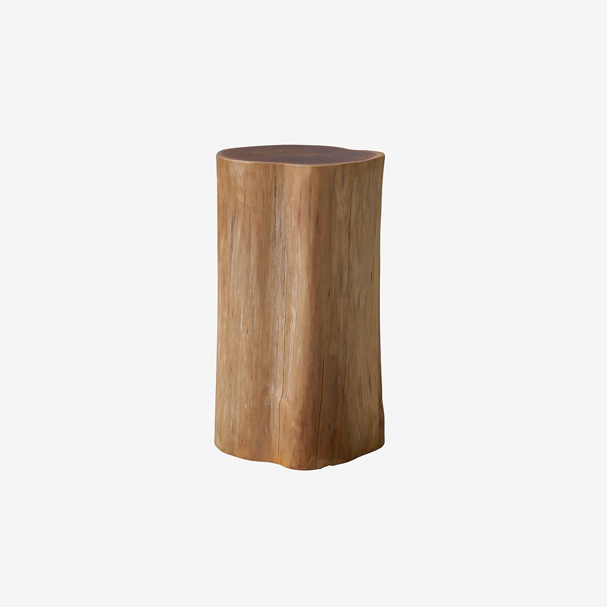 Teak Stump Standard Woodware - Natural