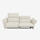 Vermont 3 Seater Fabric Recliner Sofa Ivory
