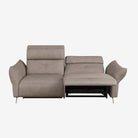 Vermont 3 Seater Leather Recliner Sofa - Chester Haze