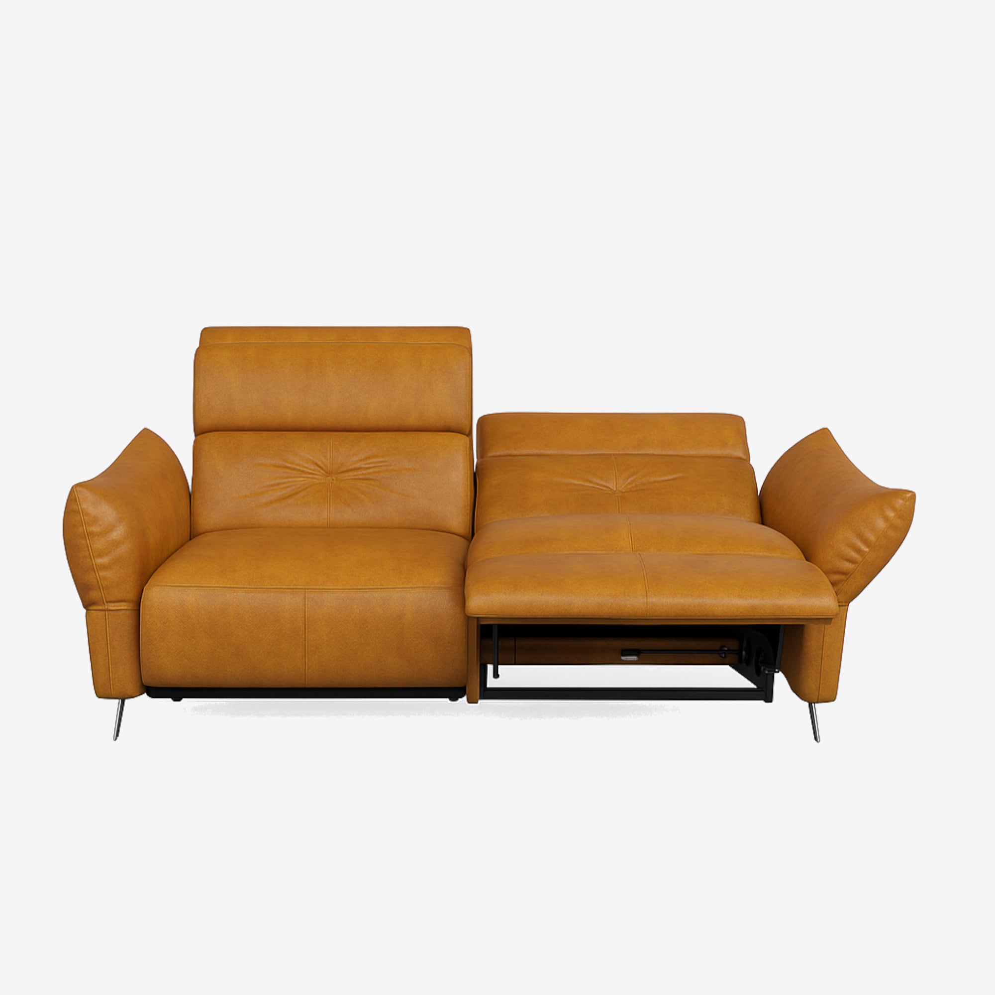 Vermont 3 Seater Leather Recliner Sofa - Chester Tan