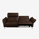 Vermont 3 Seater Leather Recliner Sofa - Chester Walnut