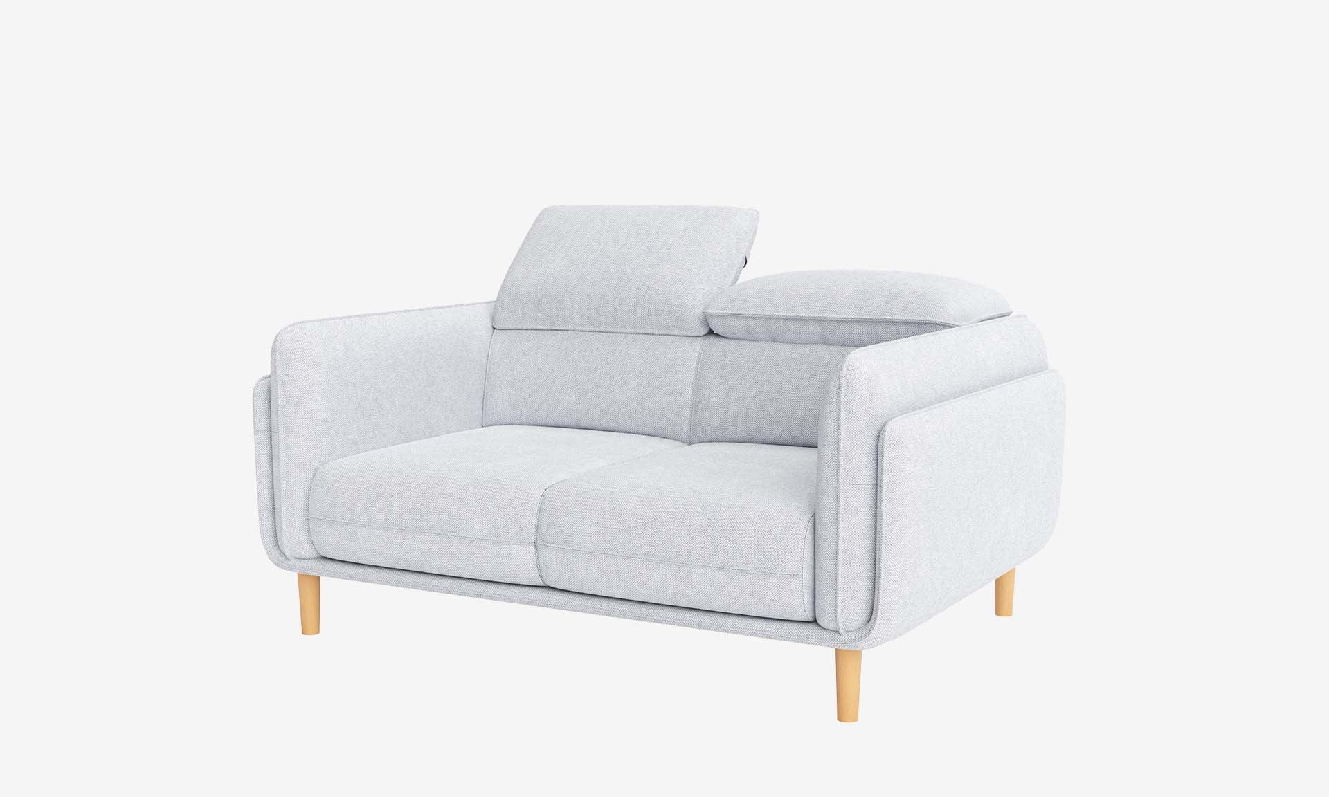 Cairo 2 Seater Sofa - Easy Clean Fabric | Grey & Sanders Sofa Singapore
