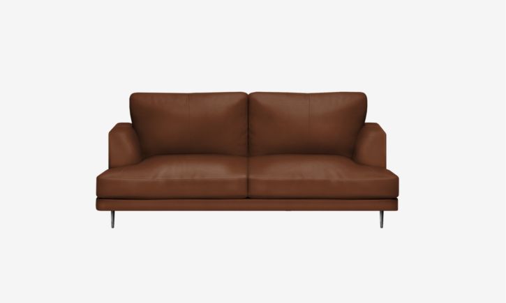 Angus 3 Seater Sofa - Leather - Brianne Cognac