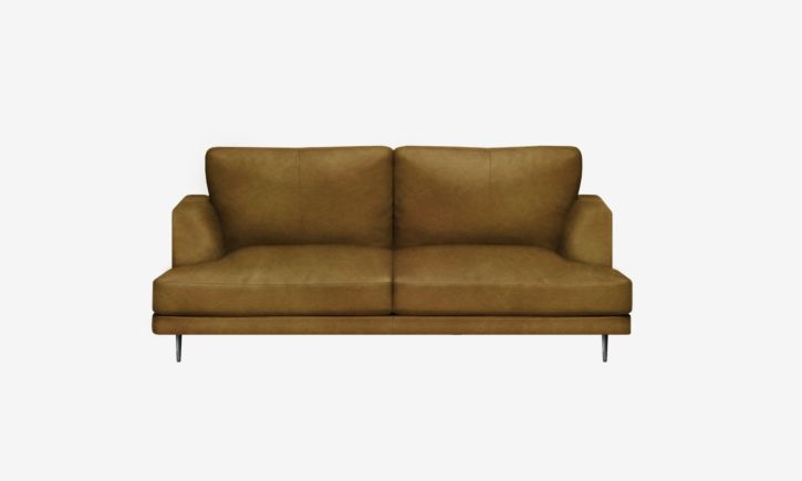 Angus 3 Seater Sofa - Leather - Raw Caramel