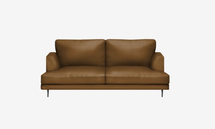 Angus 3 Seater Sofa - Leather - Vedura Tan