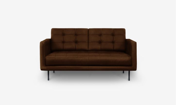 Arya 2 Seater Sofa - Natural Chocolate