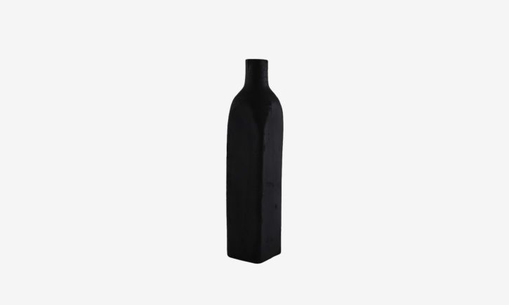 Charcoal Slim Vase Woodware - Black