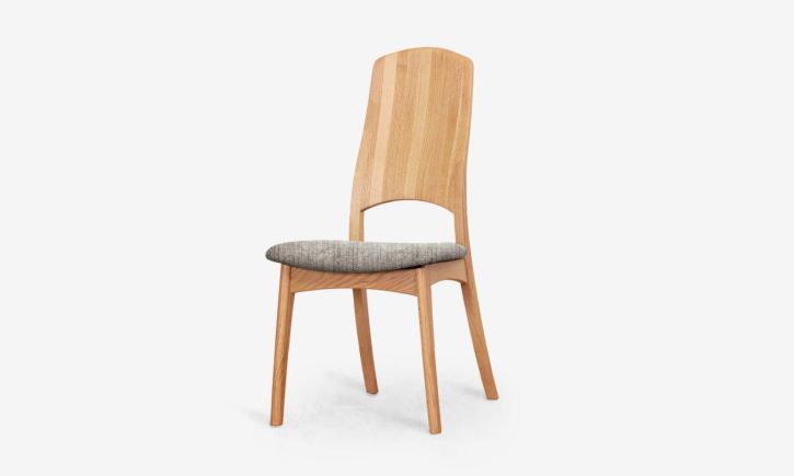 Product Photo of Claire Dining Chair - Oak angled view