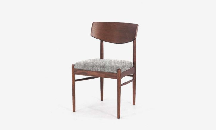 Product Photo of Edith Dining Chair Caramel Oak Angled View