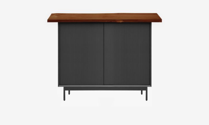 Product photo of Graye Sideboard in Charcoal with American Black Walnut Ralph.