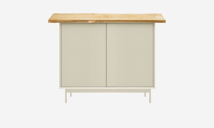 Product photo of Graye Sideboard in Off-White with American Ashwood Ralph.