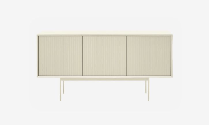 Product photo of Graye Sideboard 160cm Front View in Off-White.
