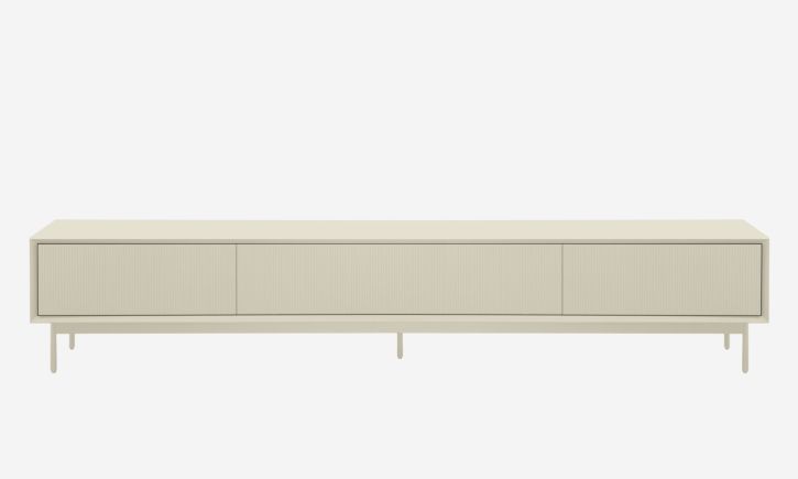 Product Photo of Graye TV Console 2m Front Photo in Off-White.