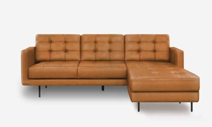 Arya Reversible L- Shaped Sofa - Chester Tan