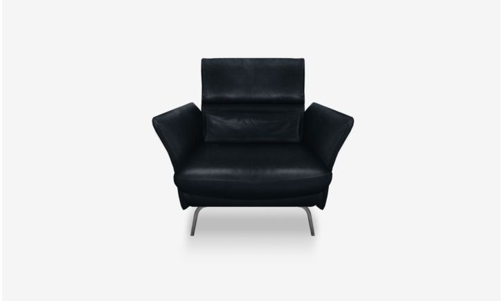 Ashby Armchair - Raw Black