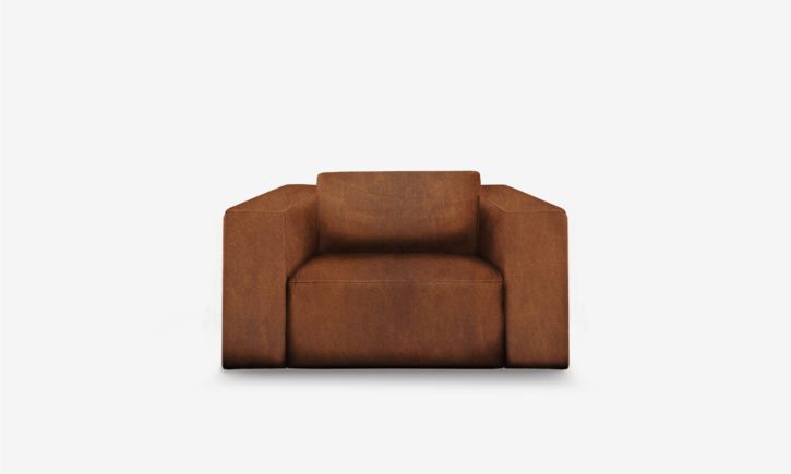 Beaumont Recliner Armchair - Leather - Raw Caramel
