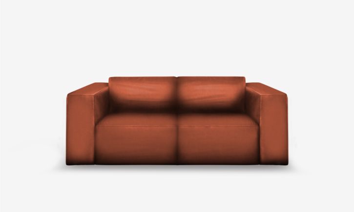 Beaumont 2 Seater Recliner Sofa - Leather - Vedura Copper