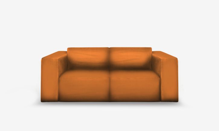 Beaumont 2 Seater Recliner Sofa - Leather - Vedura Tan