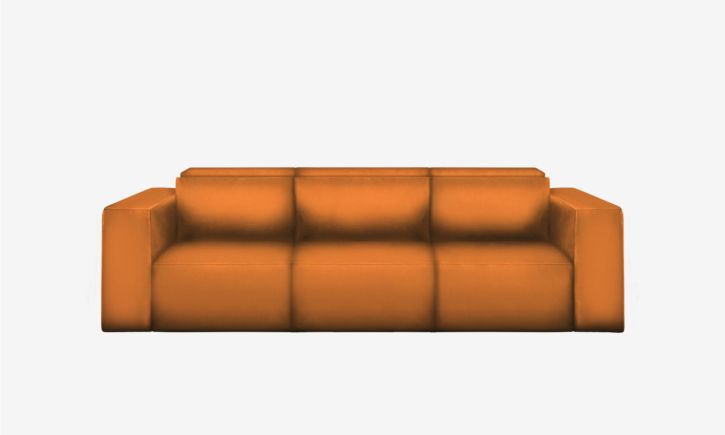 Beaumont 3 Seater Recliner Sofa - Leather - Vedura Tan