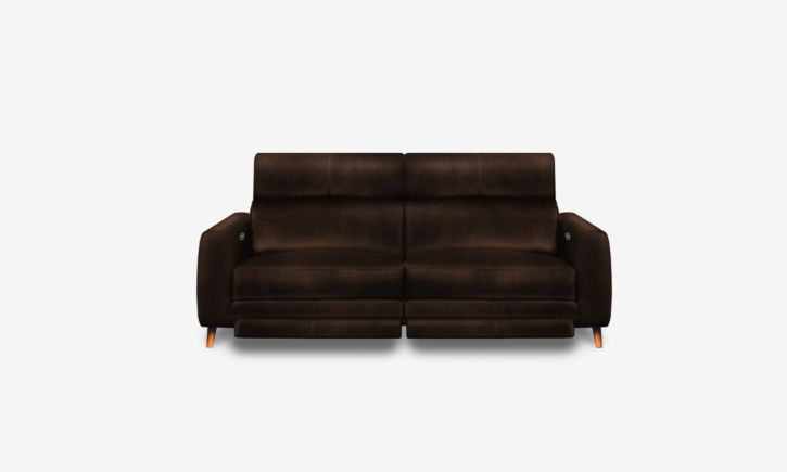 Hampton 3 Seater Sofa - Chester Walnut