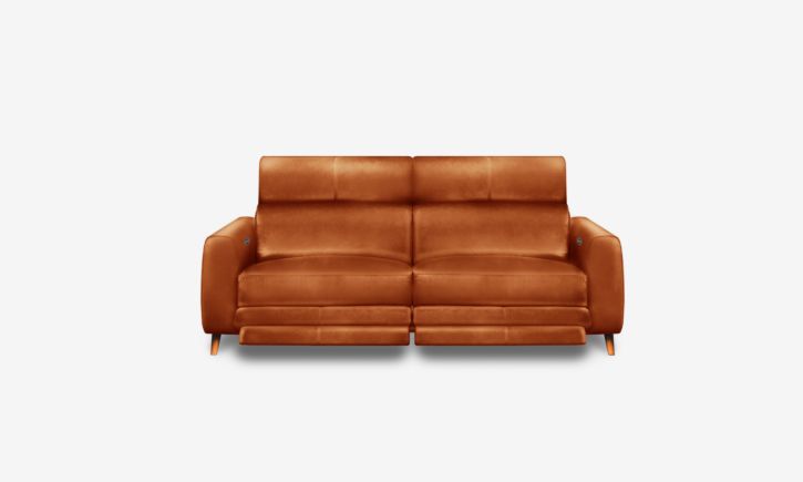 Hampton 3 Seater Sofa - Natural Cognac