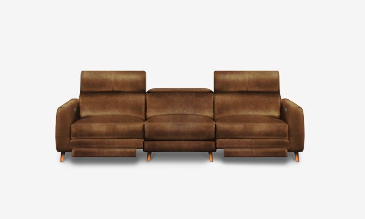 Hampton 4 Seater Sofa - Chester Cocoa