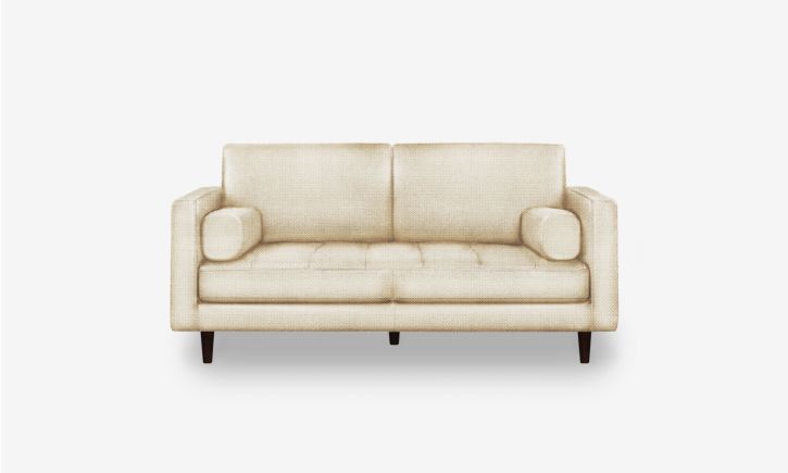Product Photo of Hugh 2 Seater Sofa in Easy Clean Fabric Sand