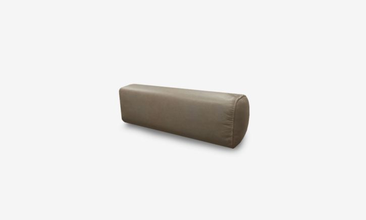 Hugh Bolster Cushion - Leather - Rio Earth