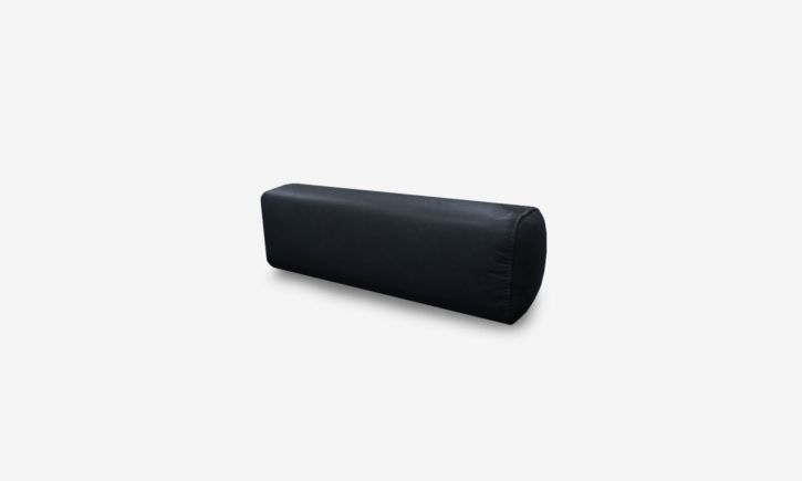 Hugh Bolster Cushion - Leather - Rio Indigo