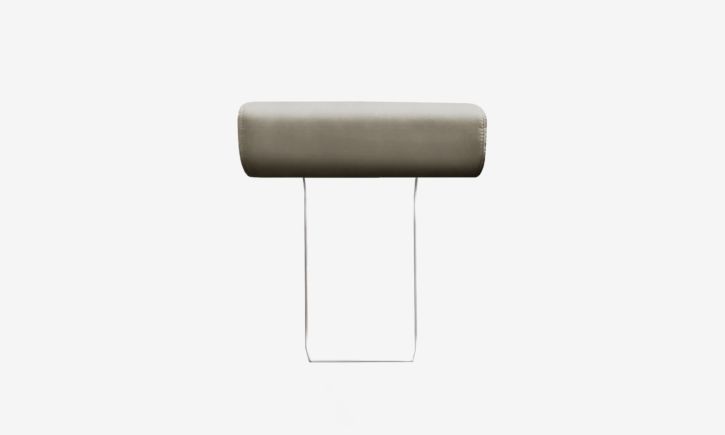 Hugh Headrest - Leather - Rio Titanium