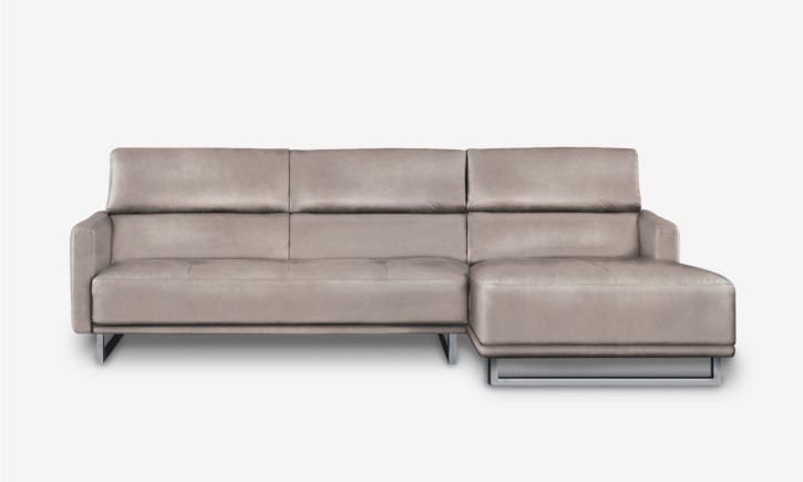Maison L- Shaped Lounge Sofa - Chester Haze (As-Is) Set A