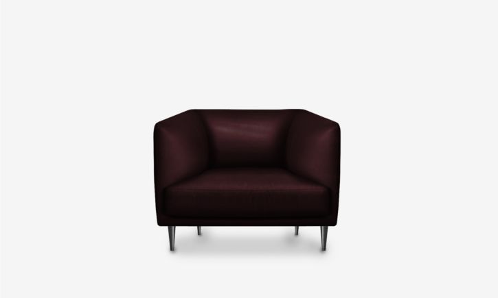 Milton Armchair - Leather - Brianne Raven