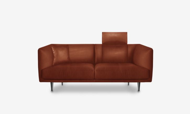 Milton 2.5 Seater Sofa - Leather - Brianne Cognac
