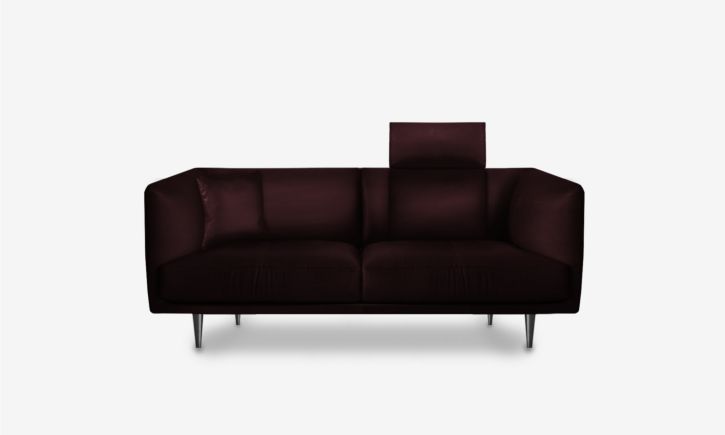 Milton 2.5 Seater Sofa - Leather - Brianne Raven