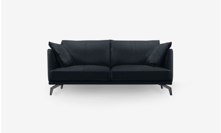 Portage 2.5 Seater Sofa - Raw Black