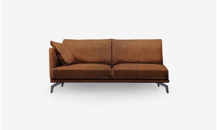 Portage Side 2.5 Seater Sofa - Leather - Raw Caramel