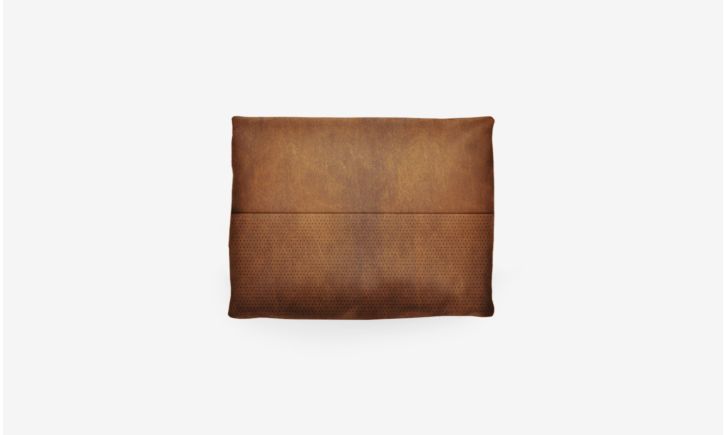 Portage - Cushion (Leather) - Raw Caramel