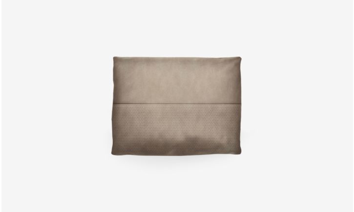 Portage - Cushion (Leather) - Satine Taupe