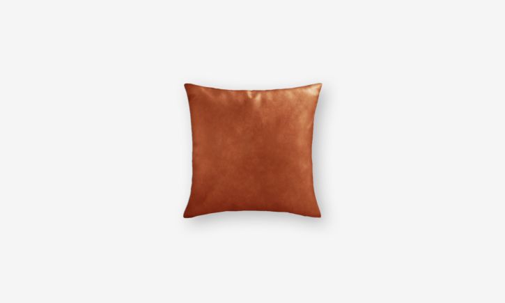 Simple Leather Cushion - Natural Cognac