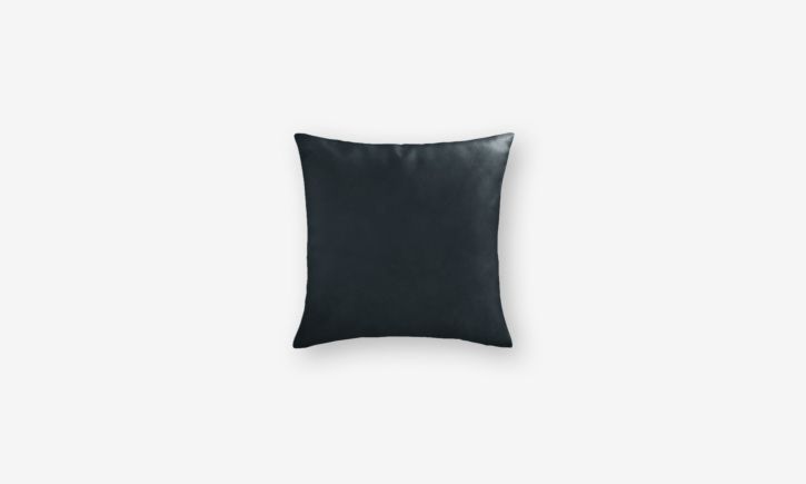 Simple Leather Cushion - Rio Indigo