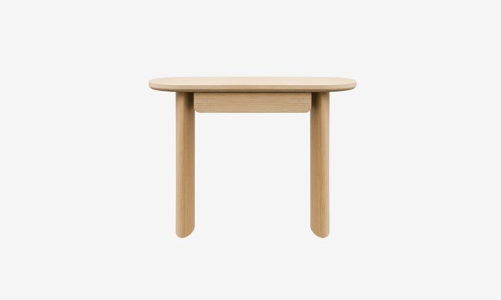 Havana Dressing Table 1.0m - Oak Front Photo.