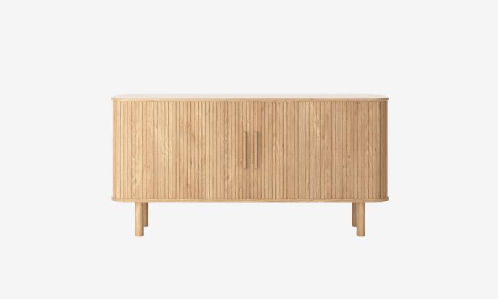 Product photo of Japandi Style Havana Sideboard 1.5m in Natural Oak Front View