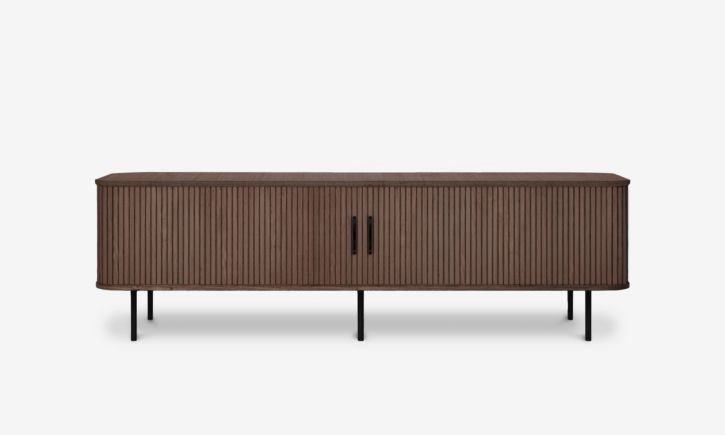 ipanema_Tvconsole_180cm_walnut_front view closed